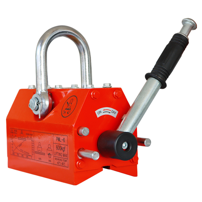 Magnetic Lifter Permanent Crane Hoist 600Kg - Nowy Elektromagnetyczny Podnośnik Stalowy 600kg, Magnes