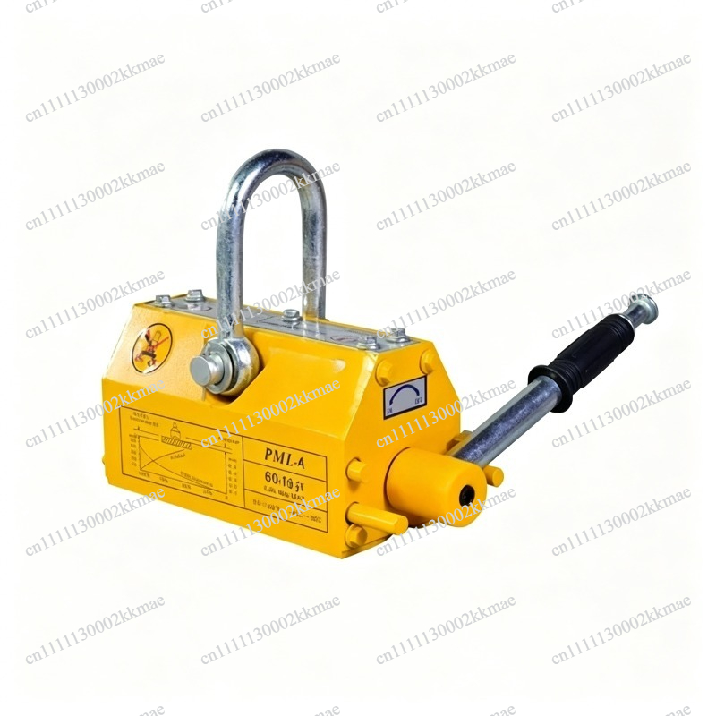 Magnetic Lifter Permanent Crane Hoist 600Kg - Podnośnik magnetyczny trwały 600kg, stalowy, neodymowy,