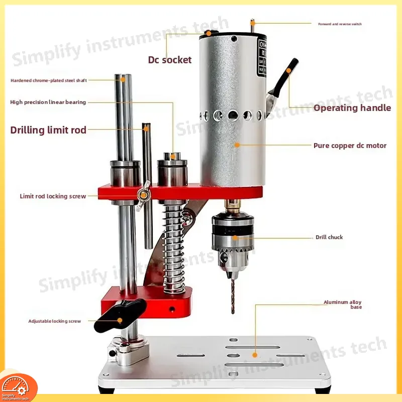 Benchtop Drill Press Mini Variable Speed - Miniaturowa wiertarka stołowa z regulacją prędkości,