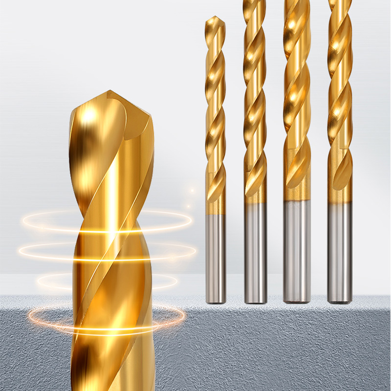 Step Drill Bit Set Titanium Hss Cobalt - Zestaw wierteł krętych HSS z powłoką