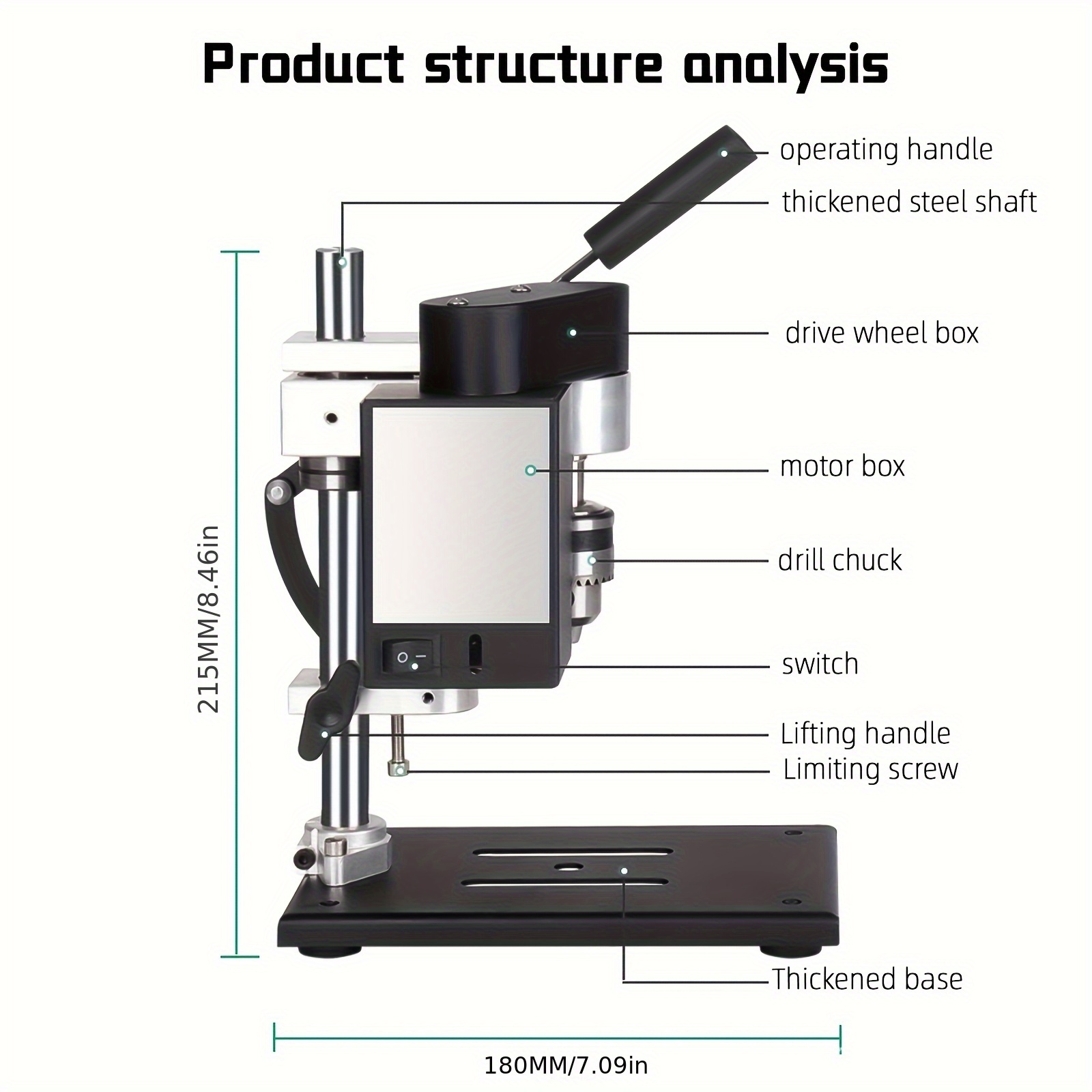 Mini Elektryczna Wiertarka Sto – Benchtop Drill Press Mini Variable Speed recenzja i cena
