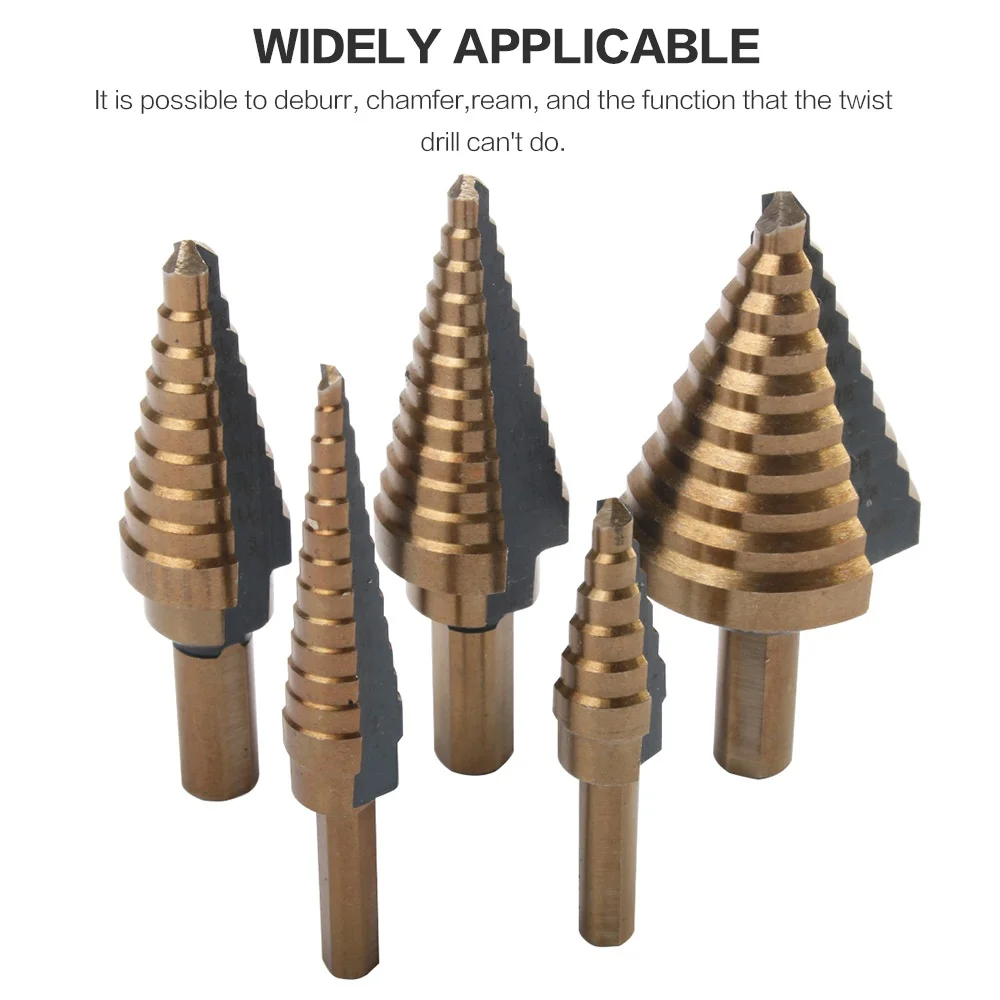 Zestaw Wierteł Stopniowych 50  – Step Drill Bit Set Titanium Hss Cobalt recenzja i cena