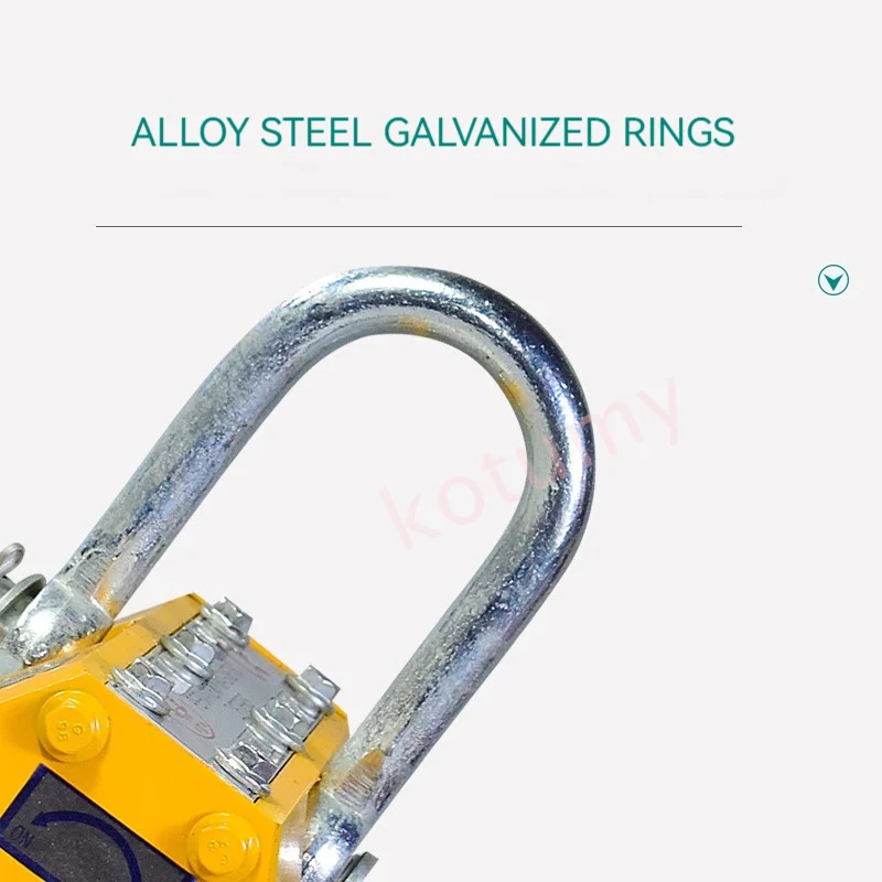 Podnośnik magnetyczny stalowy  – Magnetic Lifter Permanent Crane Hoist 600Kg recenzja i cena