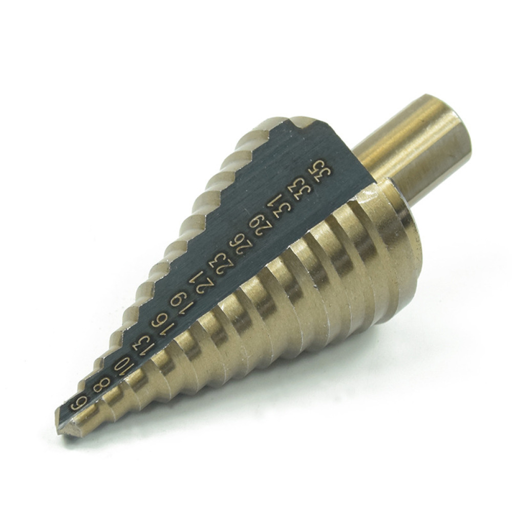 5Pcs Wiertła stopniowe Pagoda  – Step Drill Bit Set Titanium Hss Cobalt recenzja i cena