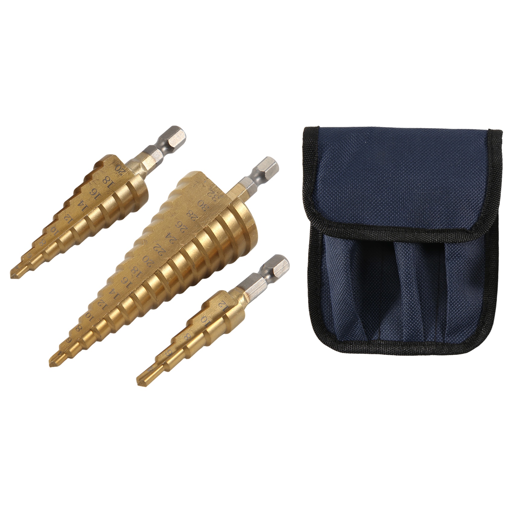 A23T – zestaw 3 wiertła stożko – Step Drill Bit Set Titanium Hss Cobalt recenzja i cena