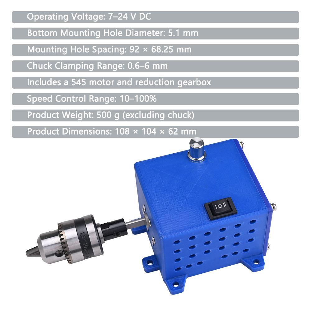 Miniaturowa wiertarka stołowa  – Benchtop Drill Press Mini Variable Speed recenzja i cena