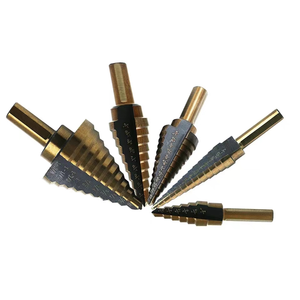 Zestaw wierteł stopniowych 5 s – Step Drill Bit Set Titanium Hss Cobalt recenzja i cena