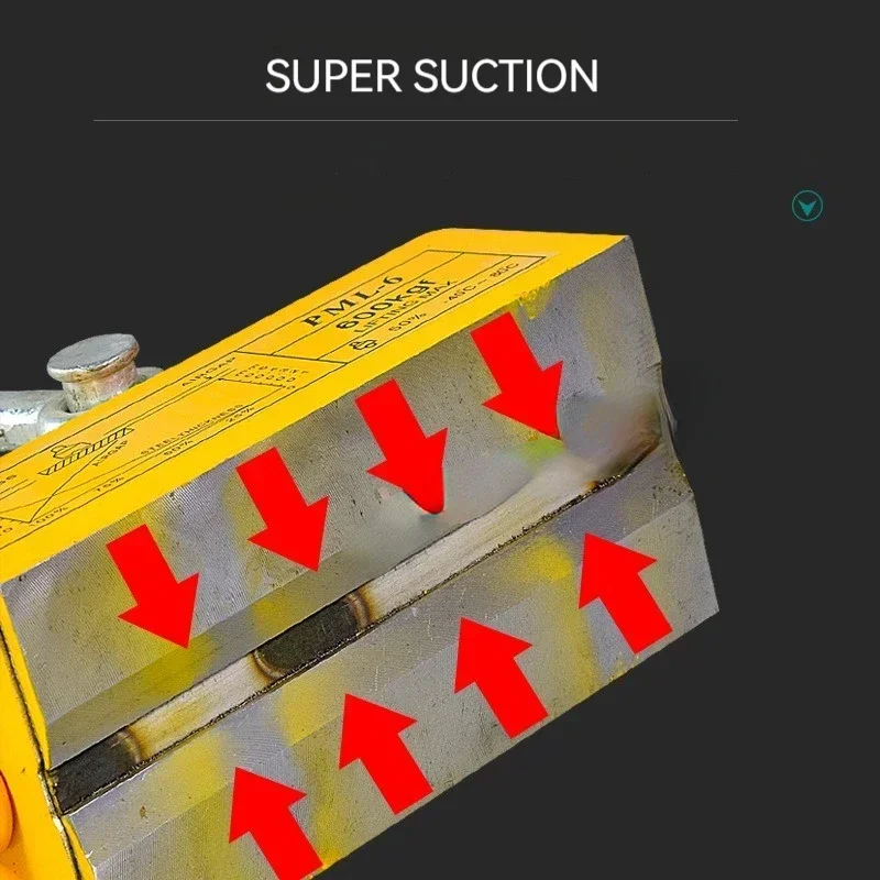 Gorąca Wyprzedaż 600Kg Stalowy – Magnetic Lifter Permanent Crane Hoist 600Kg recenzja i cena