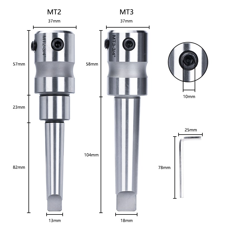 HAMPTON 3/4 Cal stożek morse'a – Annular Cutter Arbor Morse Taper Mt2 Mt3 recenzja i cena