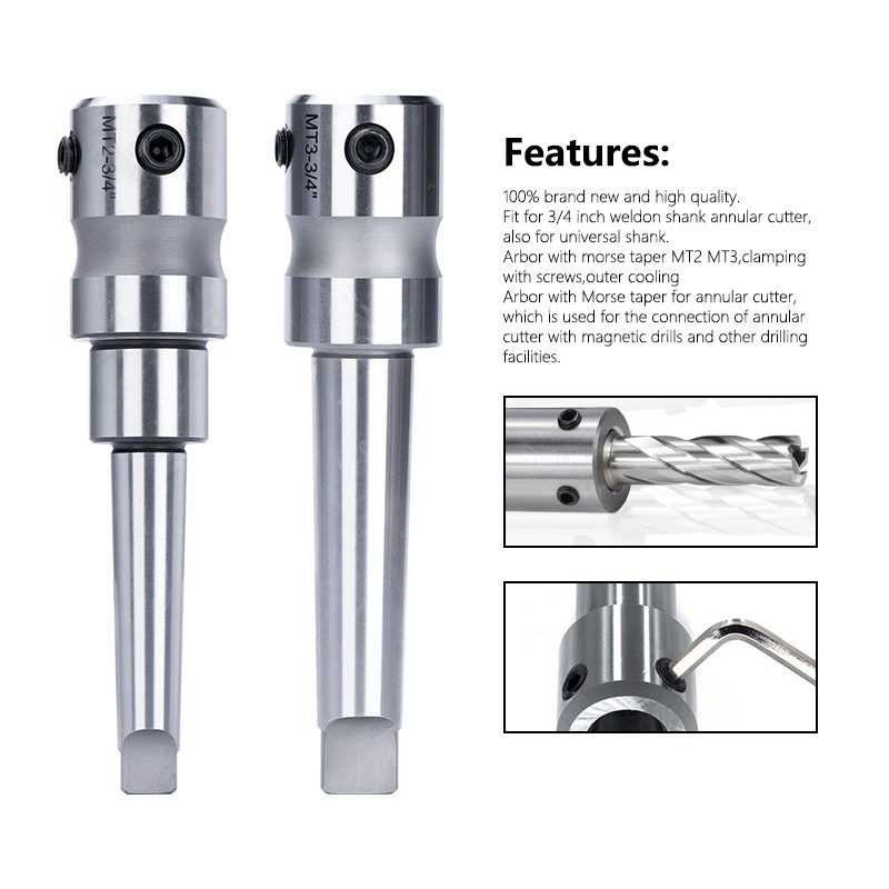 HAMPTON 3/4 Cal stożek morse'a – Annular Cutter Arbor Morse Taper Mt2 Mt3 recenzja i cena