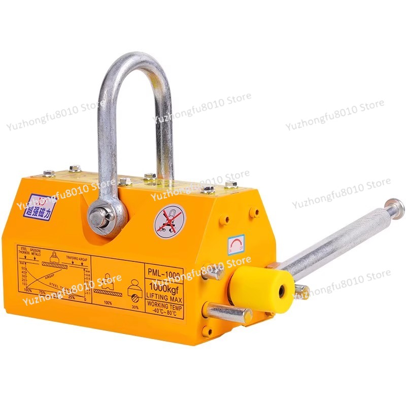 Elektromagnes podnoszący 600 k – Magnetic Lifter Permanent Crane Hoist 600Kg recenzja i cena