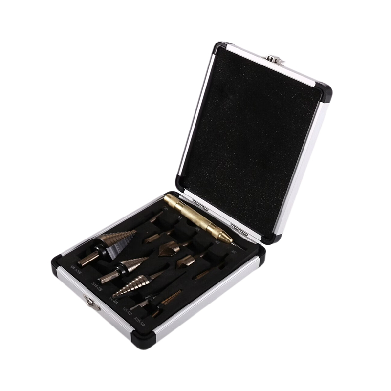 Zestaw wierteł stopniowanych A – Step Drill Bit Set Titanium Hss Cobalt recenzja i cena