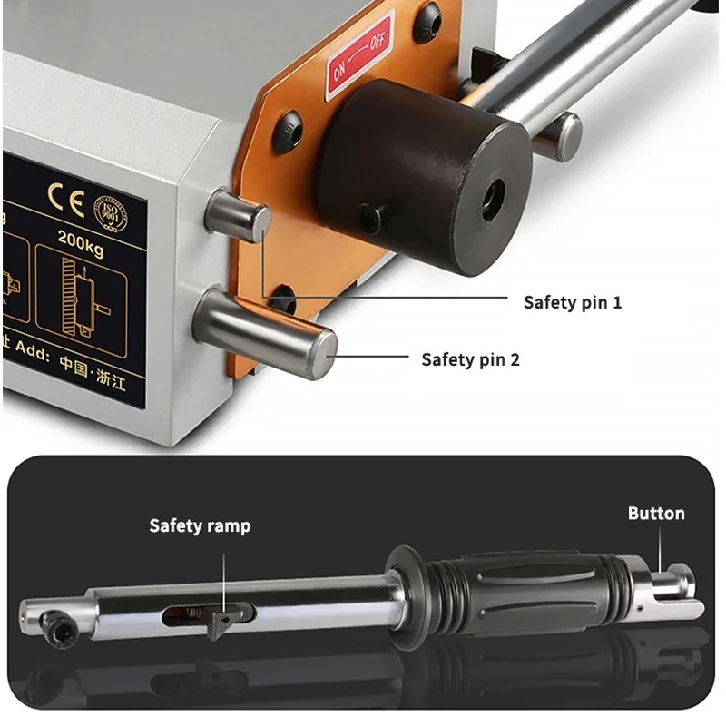 Magnetyczny podnośnik stalowy, – Magnetic Lifter Permanent Crane Hoist 600Kg recenzja i cena