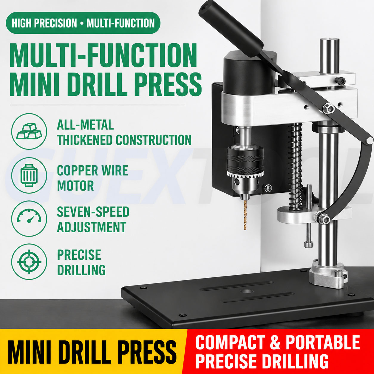 Mini Wiertarka Stołowa z Regul – Benchtop Drill Press Mini Variable Speed recenzja i cena