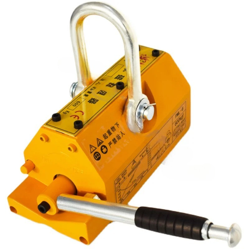 Magnetyczny podnośnik stalowy  – Magnetic Lifter Permanent Crane Hoist 600Kg recenzja i cena