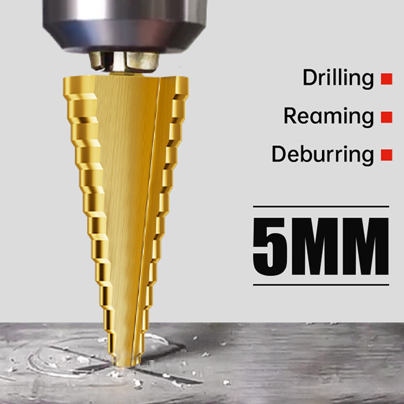 HUHAO 3 SZT. Wiertło HSS M35 z – Step Drill Bit Set Titanium Hss Cobalt recenzja i cena