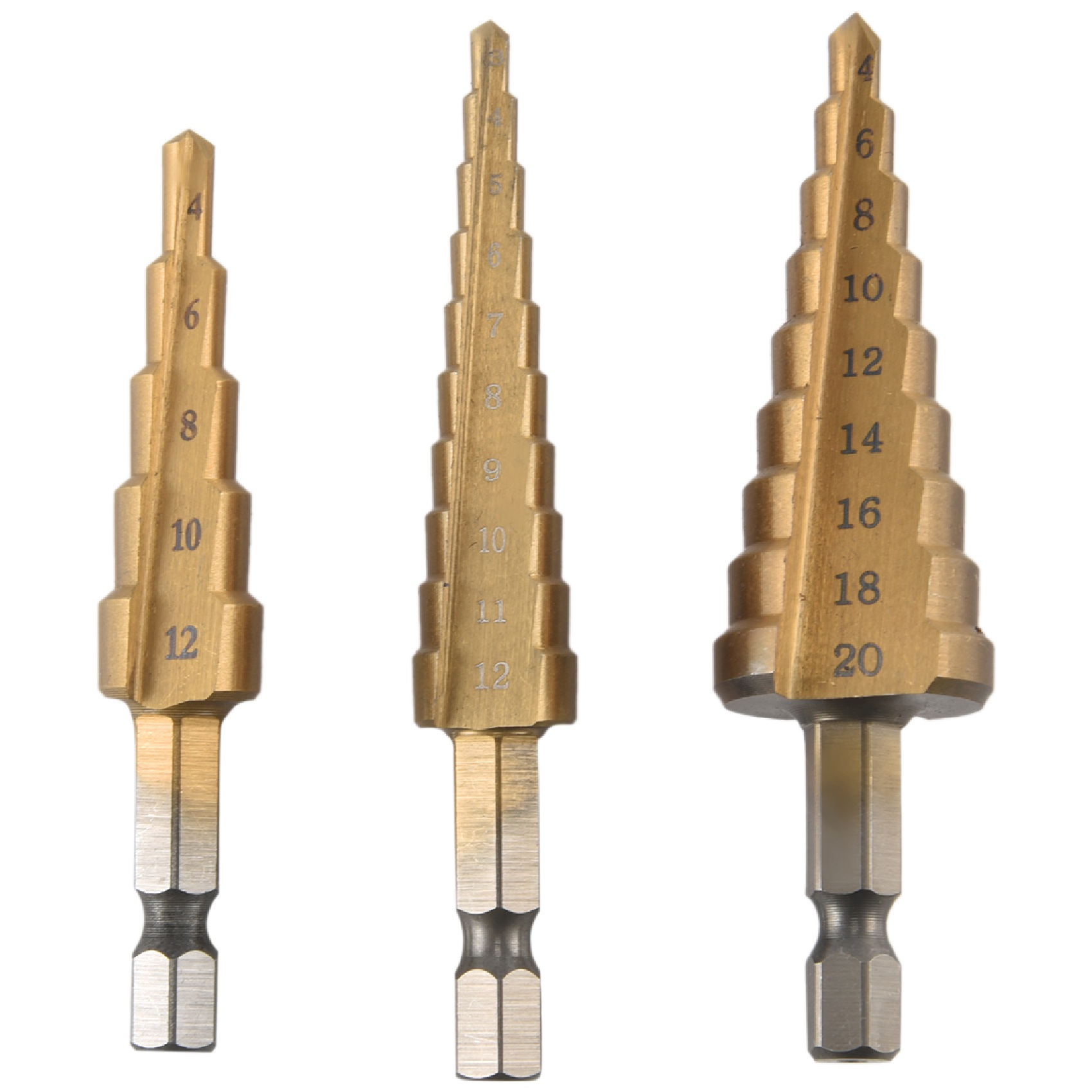 A23T – zestaw 3 wierteł stożko – Step Drill Bit Set Titanium Hss Cobalt recenzja i cena