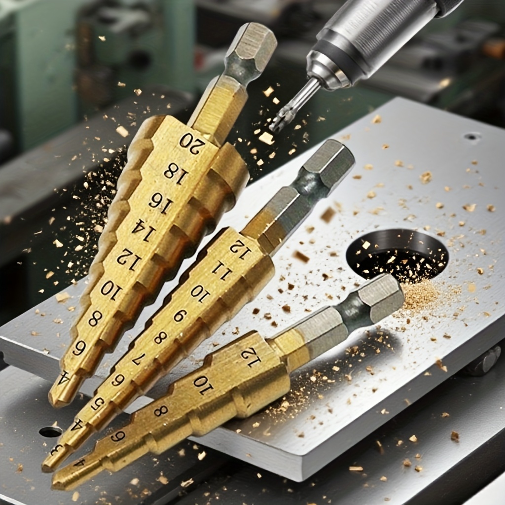 Zestaw wierteł stopniowych HSS – Step Drill Bit Set Titanium Hss Cobalt recenzja i cena