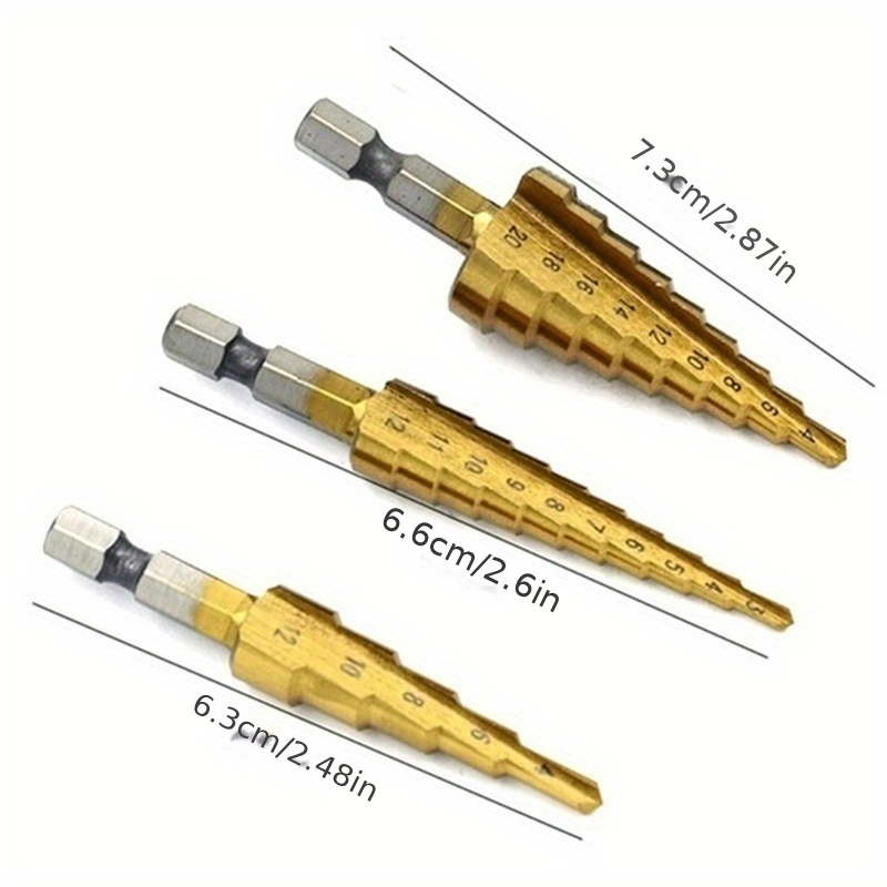 Zestaw wierteł stopniowych HSS – Step Drill Bit Set Titanium Hss Cobalt recenzja i cena