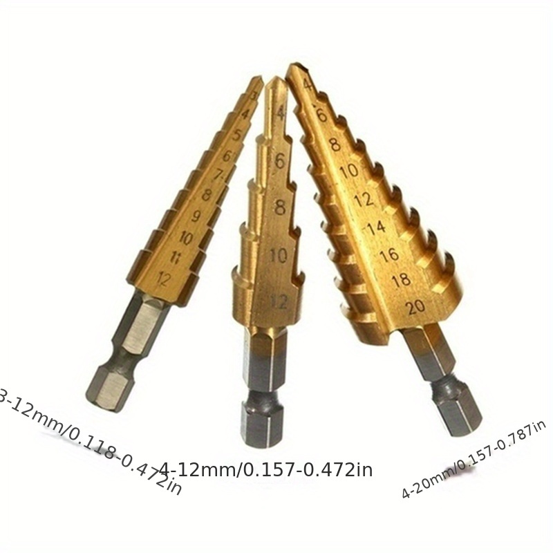 Zestaw wierteł stopniowych HSS – Step Drill Bit Set Titanium Hss Cobalt recenzja i cena