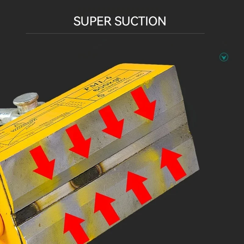 Magnetyczny podnośnik stalowy  – Magnetic Lifter Permanent Crane Hoist 600Kg recenzja i cena